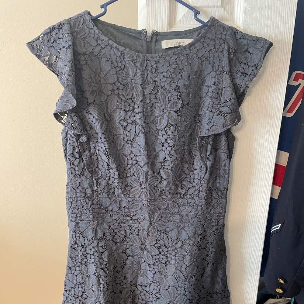 Loft lace detail dress - NWT.